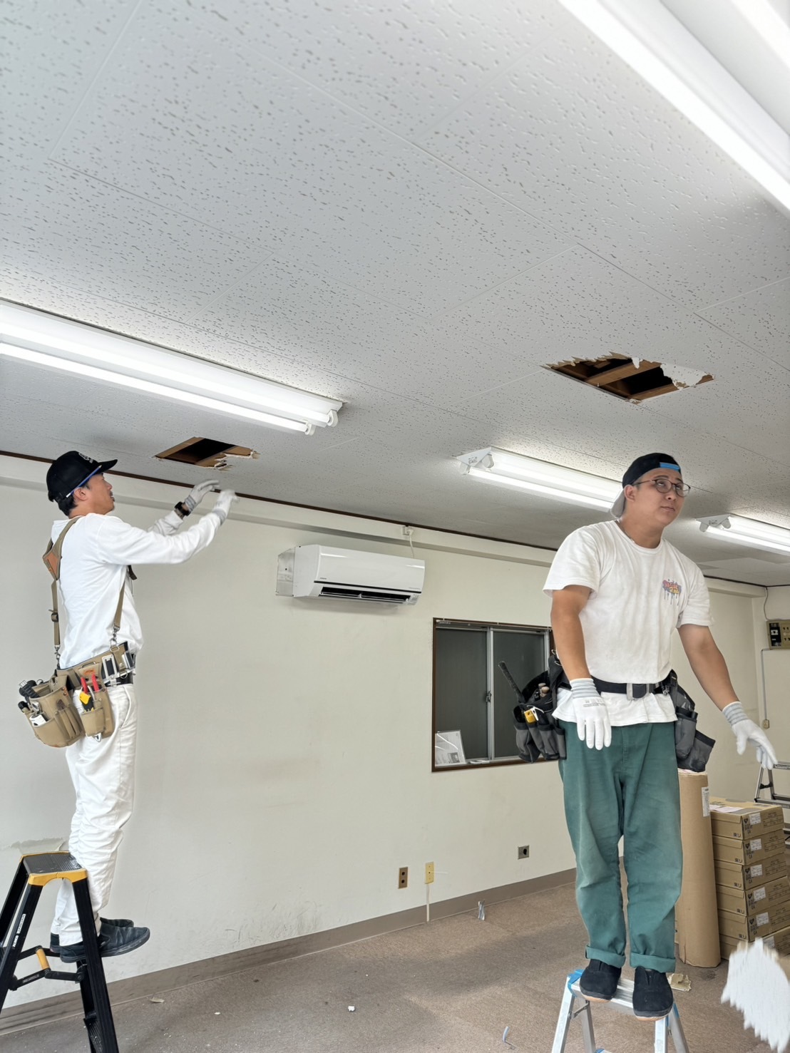解体作業中